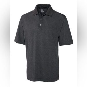 Cutter & Buck Dark Charcoal Heather Short-Sleeve Polo